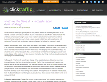 Tablet Screenshot of blog.clicktraffic.com